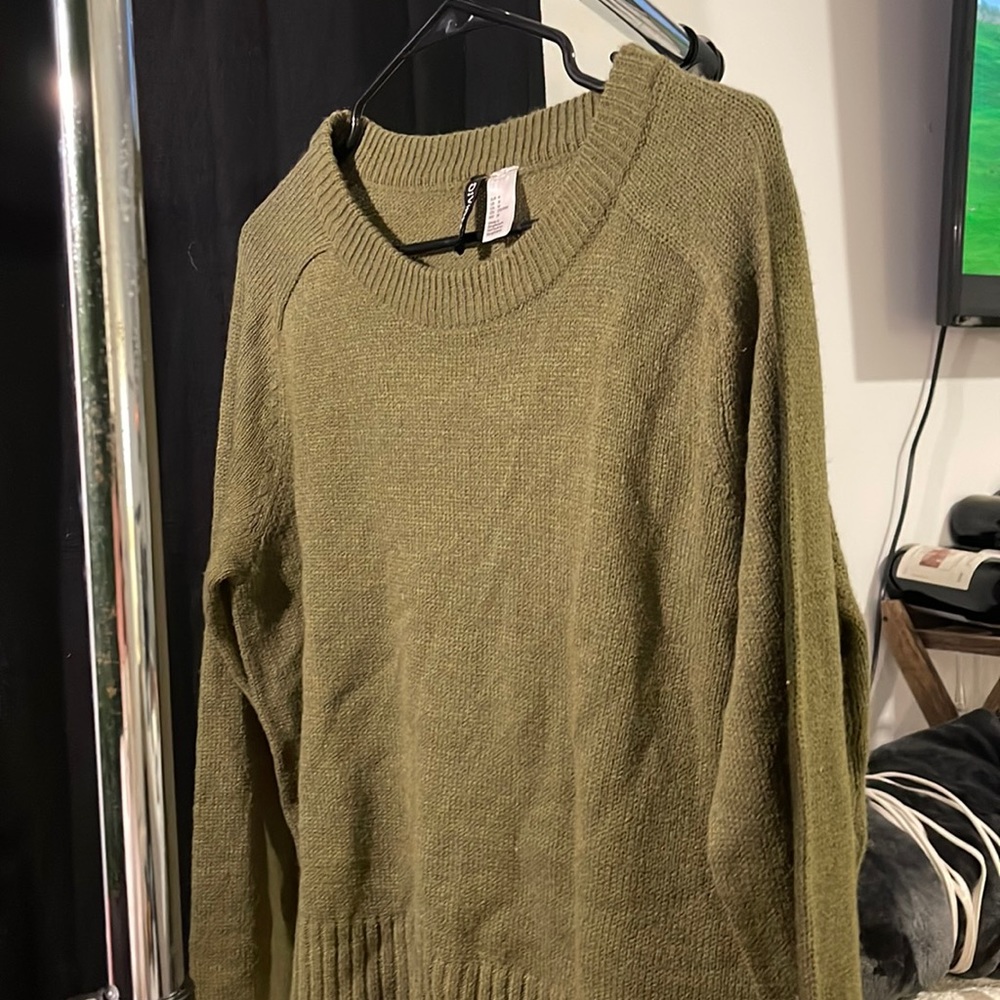Green sweater